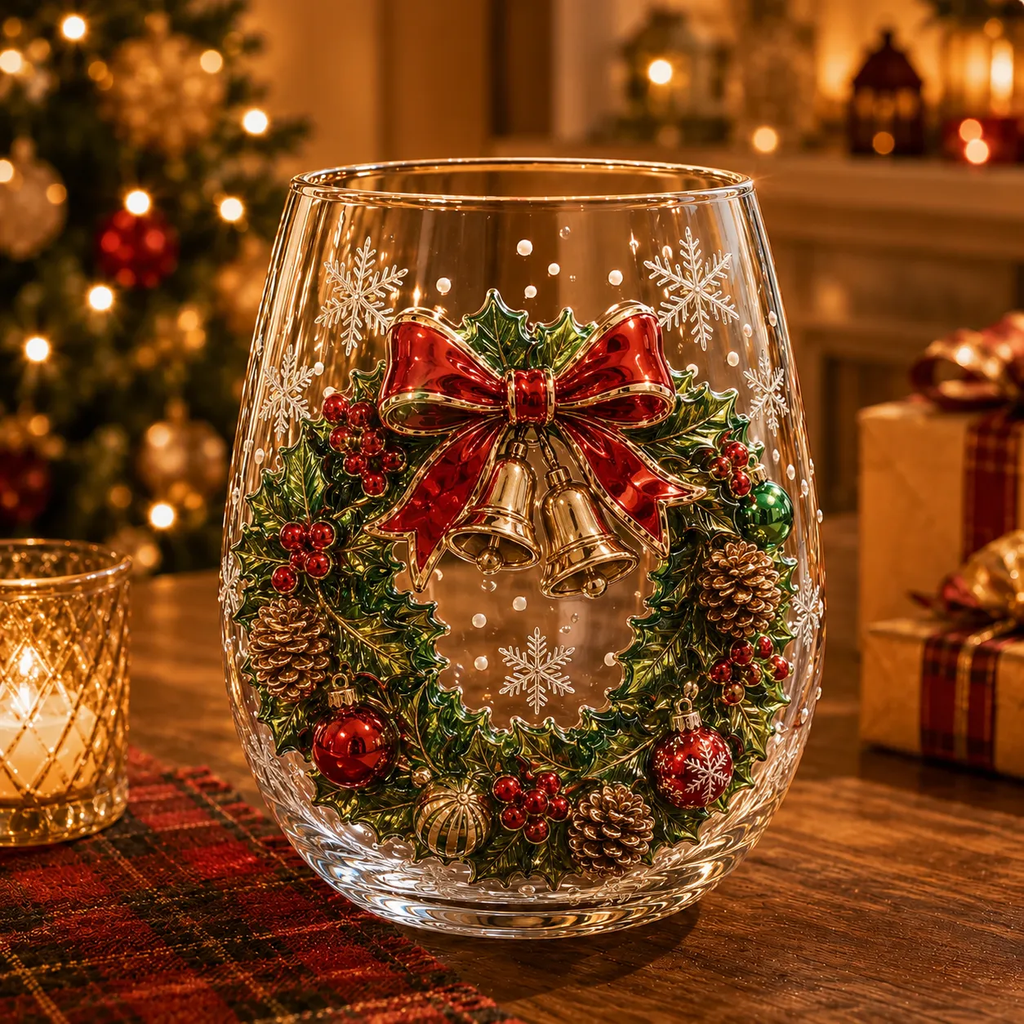 🎅 Colección de vasos navideños mágicos: Papá Noel, reno, muñeco de nieve y árbol de Navidad