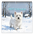 🐶 Calendario 2027 de West Highland White Terrier – 12 meses de encantadores retratos caninos y momentos felices