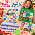 ⏳ Último día 49 % de descuento – 💎 Kit de calendario de pared de arte con diamantes 2027 | 12 diseños mensuales + herramientas completas para gemas ✨