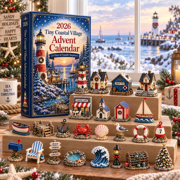 🌅Tiny Coastal Village Advent Calendar 2026