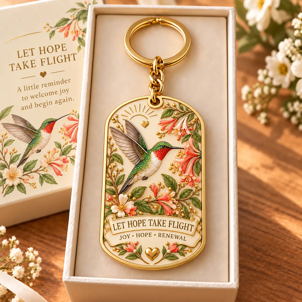 🕊️ "Feathered Messengers" Enamel Bird Keepsake Keychain | A Pocket-Sized Hug