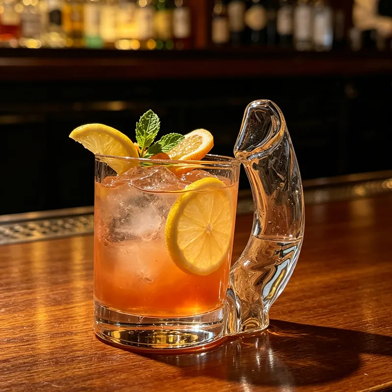 Fun D-Cup Shaped Glass